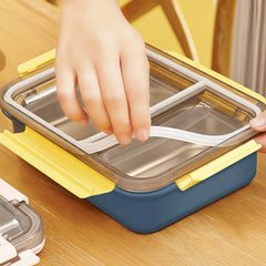 Stainless Steel two Compartment Leak Proof Lunch Box