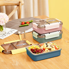 Stainless Steel two Compartment Leak Proof Lunch Box