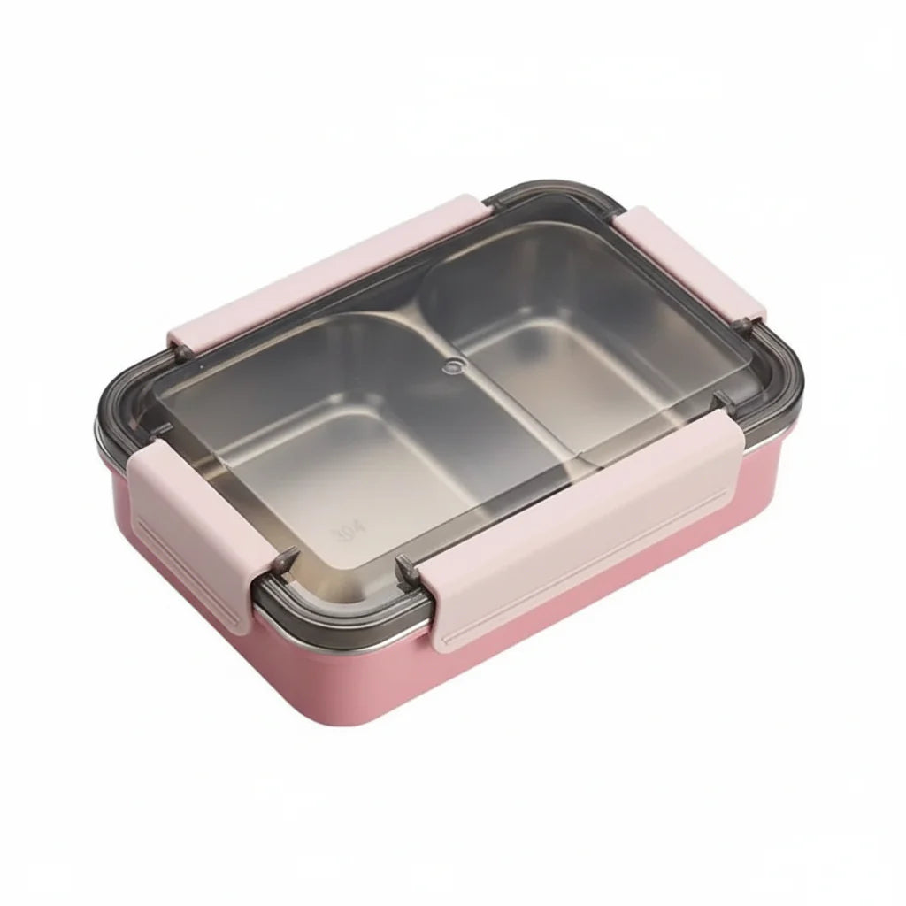 Stainless Steel two Compartment Leak Proof Lunch Box
