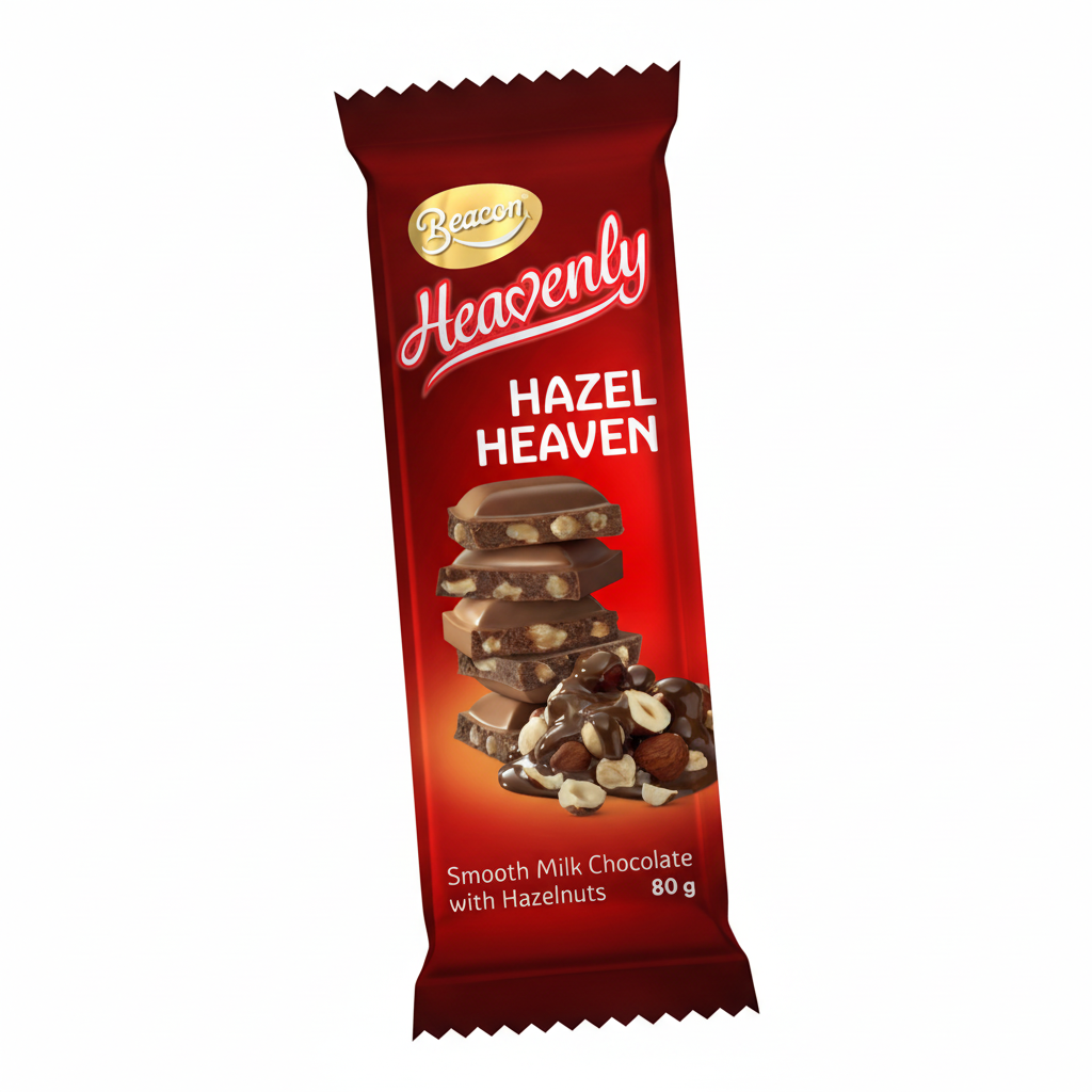 Beacon Heavenly Hazelnut Chocolate 80g
